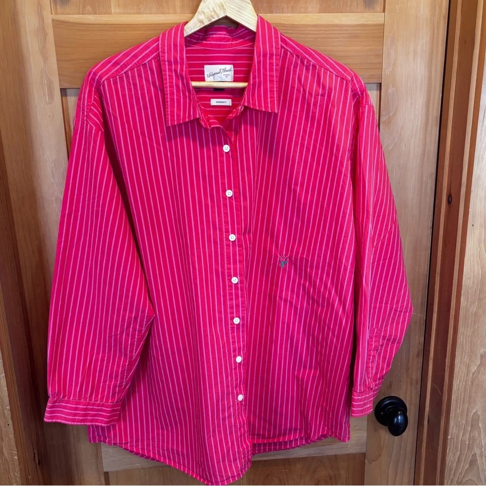 Universal Thread Pink Striped Matching Set - Picture 3 of 12